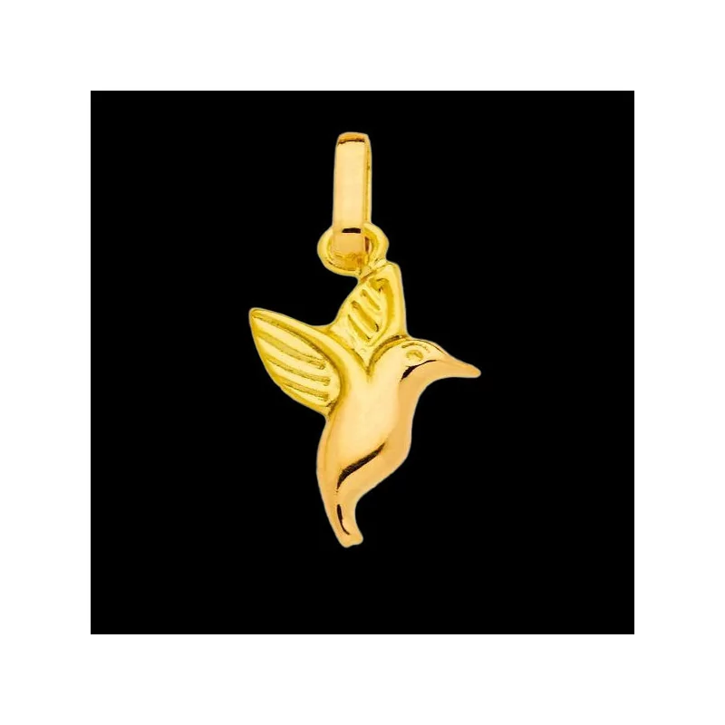 Hummingbird Pendant in Gold - Medium Size Hummingbird Pendant in Gold - Medium Size