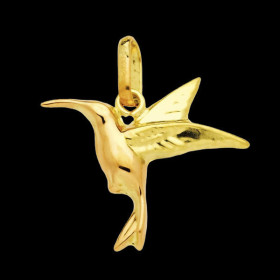 18 Carat Gold HUMMINGBIRD Pendant