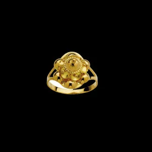 Bague arbre de vie entourage Or 9 Carats bijouxcreoles.com