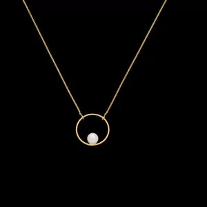 18 Carat Gold Necklace with Five Forçat Knots