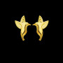 Boucles d'Oreilles Petit Colibri or