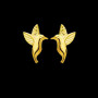 Boucles d'Oreilles Petit Colibri or