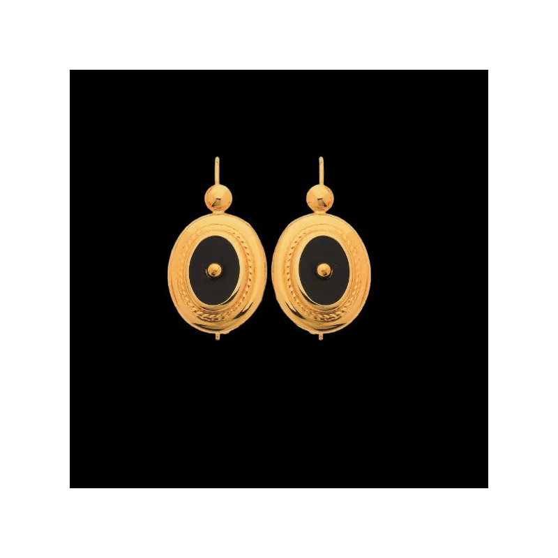 Earrings ONYX 2 CLAW SABLAISE