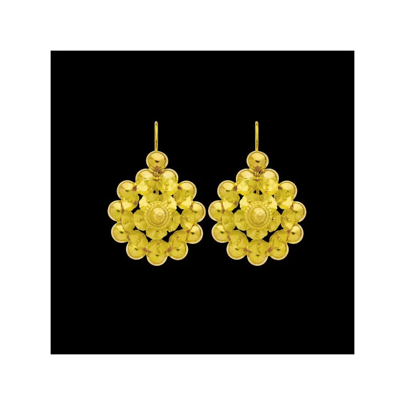 Boucles d'Oreilles Or 18 carats Tété bijouxcreoles.com
