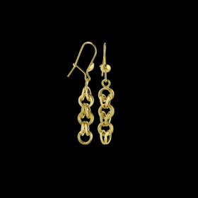 Boucle D'Oreille Or 18 Carats Gros Sirop