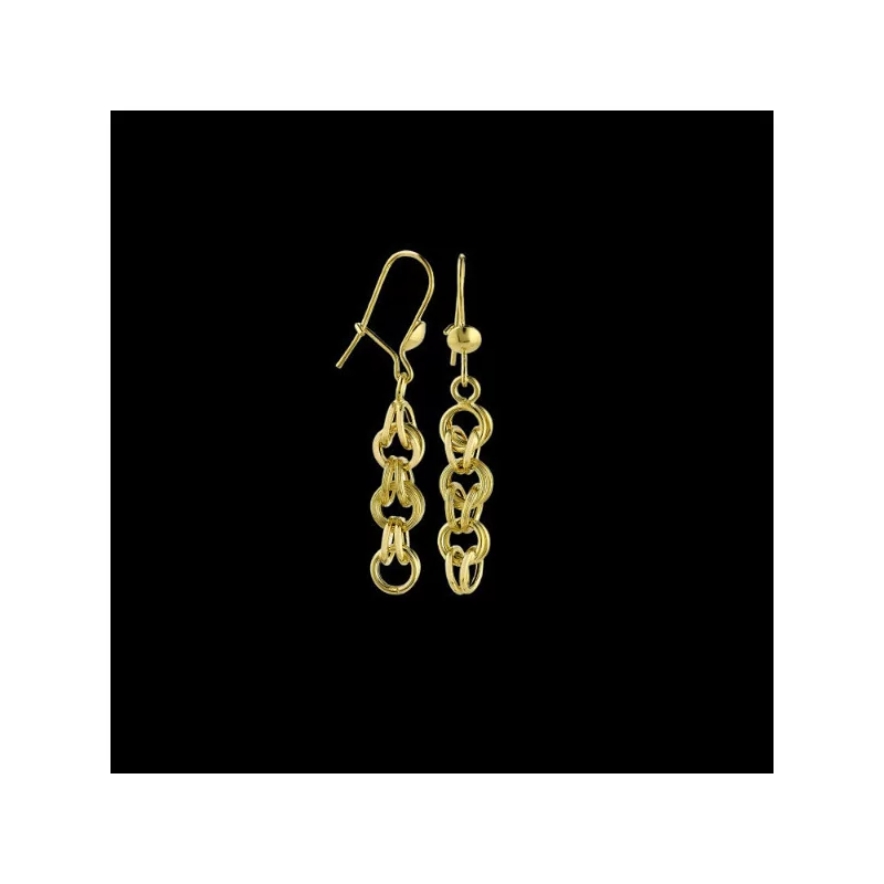 18 Carat Gold Large Syrup Earring
