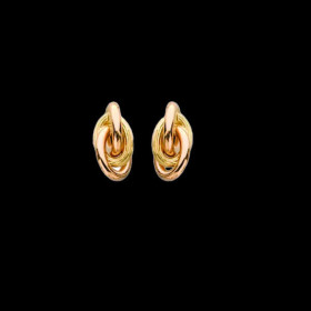 Boucles d'oreilles clous Noeud Forcat