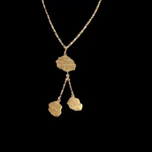 Collier Motif Corail Rouge Plaqué Or bijouxcreoles.com