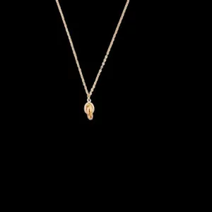Collier Motif Corail Rouge Plaqué Or bijouxcreoles.com