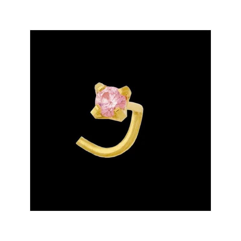 Bijoux Nez oxyde de zirconium Or bijouxcreoles.com