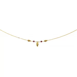 Collier Boules satinées Or 18 Carat bijouxcreoles.com