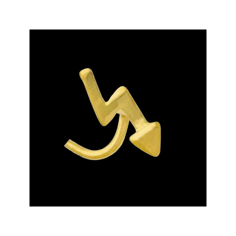 Lightning Gold Nose Jewelry
