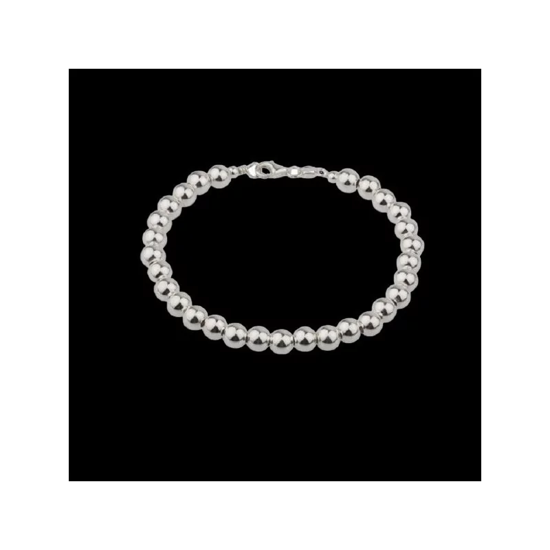 Bracelet Argent Boules bijouxcreoles.com
