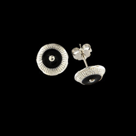 Boucles d'oreilles Argent Tété Créole Clou