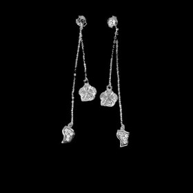 Boucles d'oreilles Hibiscus Carte des iles