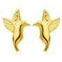 Boucles d'Oreilles Petit Colibri or